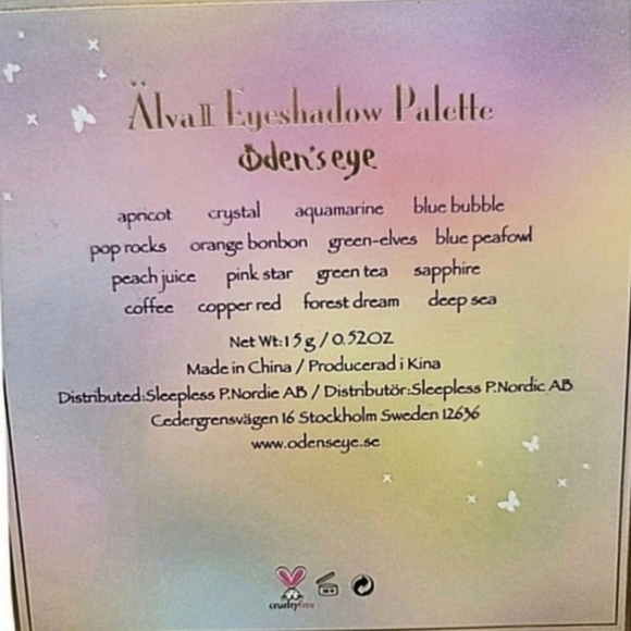 Oden's Eye Alva II Eyeshadow Palette - Picture 8 of 9